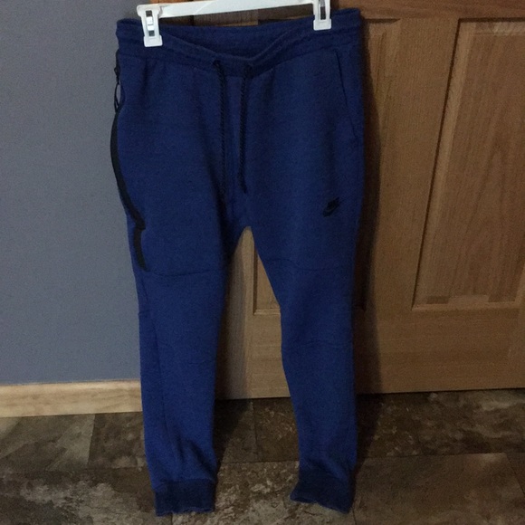 blue nike jogging pants